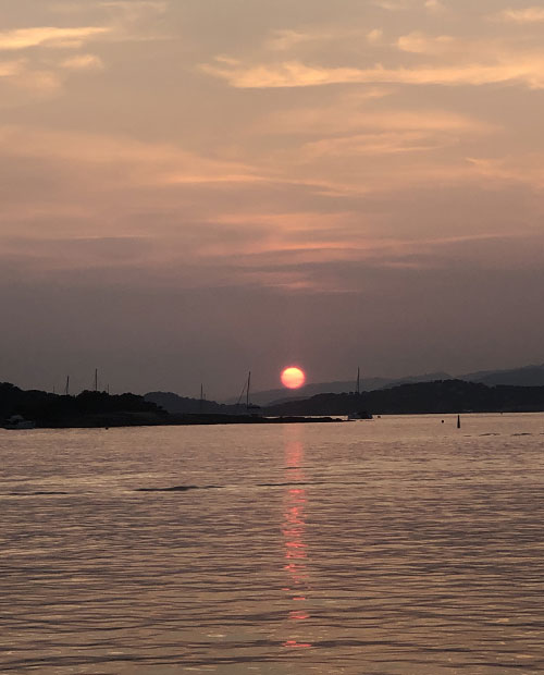 Couché de soleil à Marseille